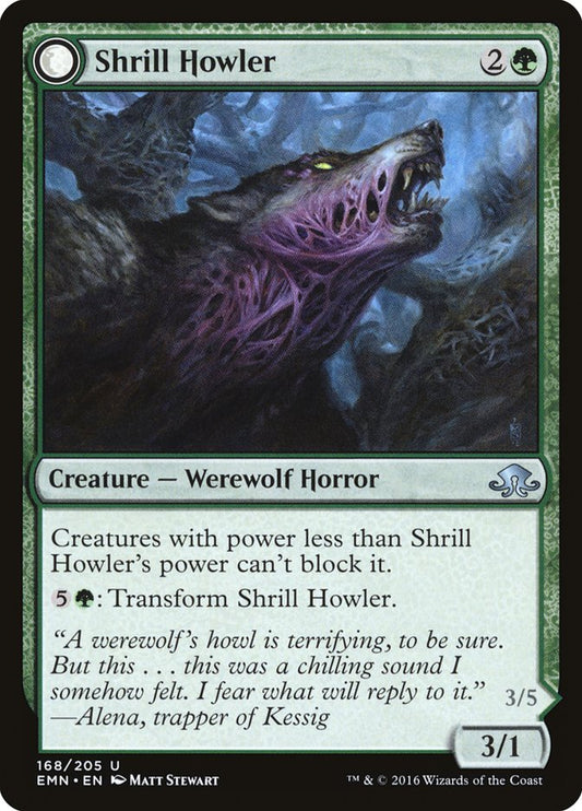 Shrill Howler // Howling Chorus [Eldritch Moon] (168)