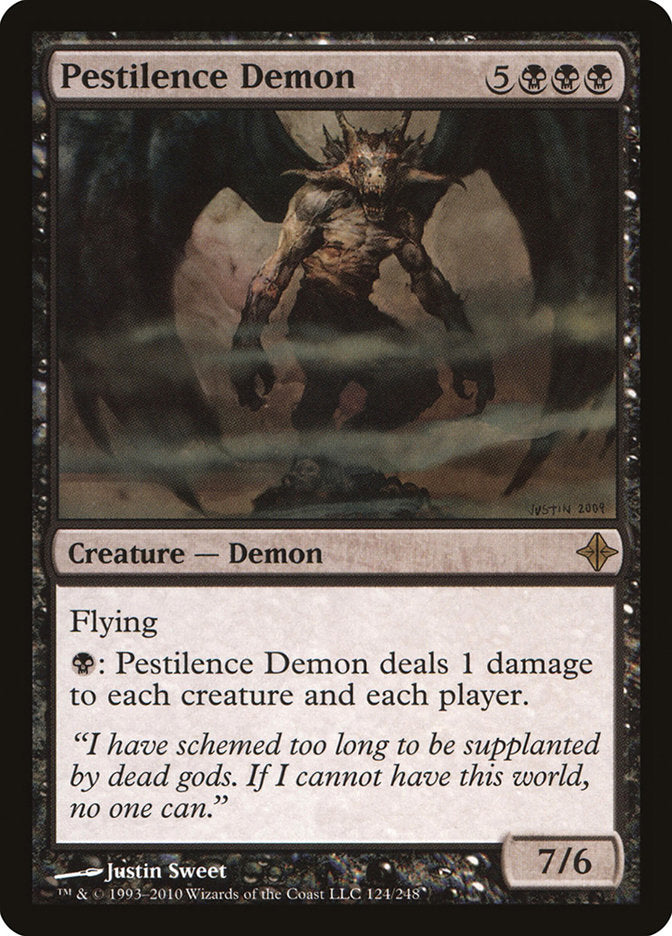 Pestilence Demon [Rise of the Eldrazi] (124)