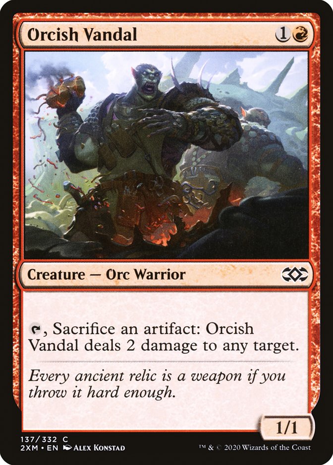Orcish Vandal [Double Masters] (137)