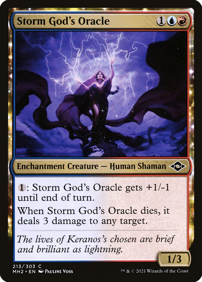 Storm God's Oracle [Modern Horizons 2] (213)