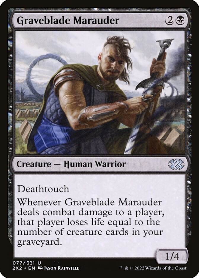 Graveblade Marauder [Double Masters 2022] (77)