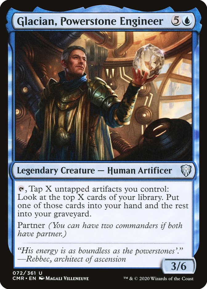 Glacian, Powerstone Engineer [Commander Legends] (72)