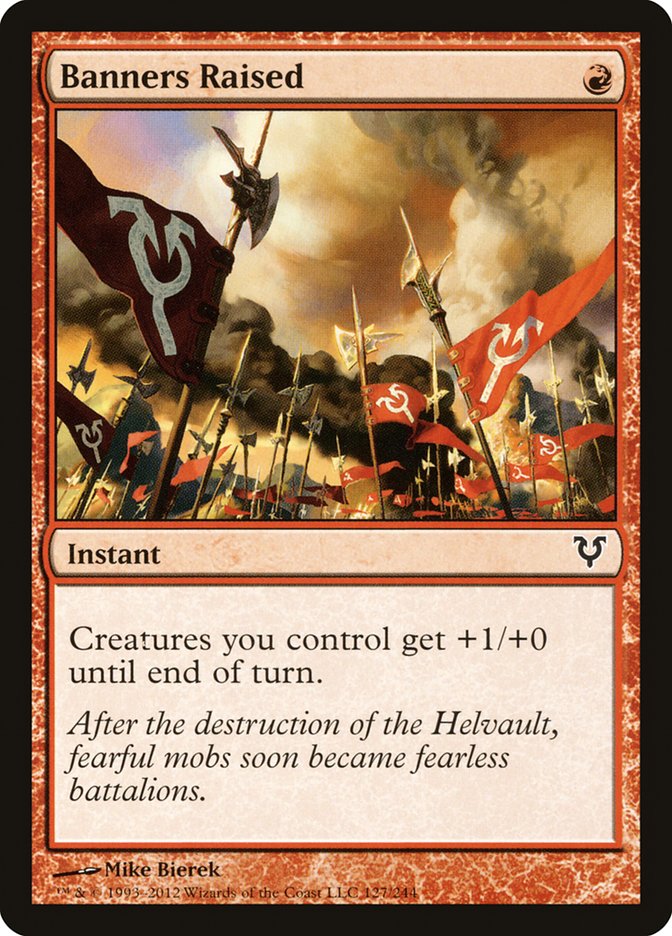 Banners Raised [Avacyn Restored] (127)
