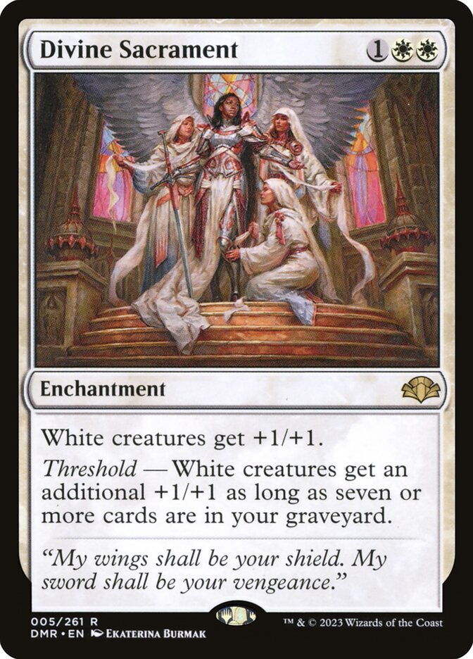 Divine Sacrament [Dominaria Remastered] (5)