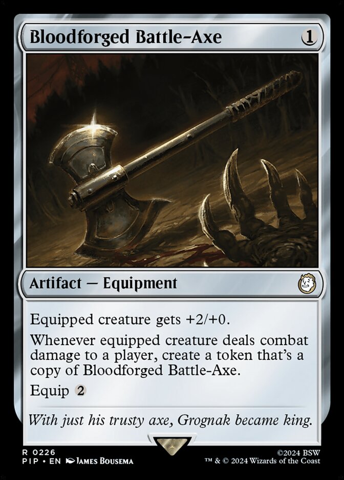 Bloodforged Battle-Axe [Fallout] (226)