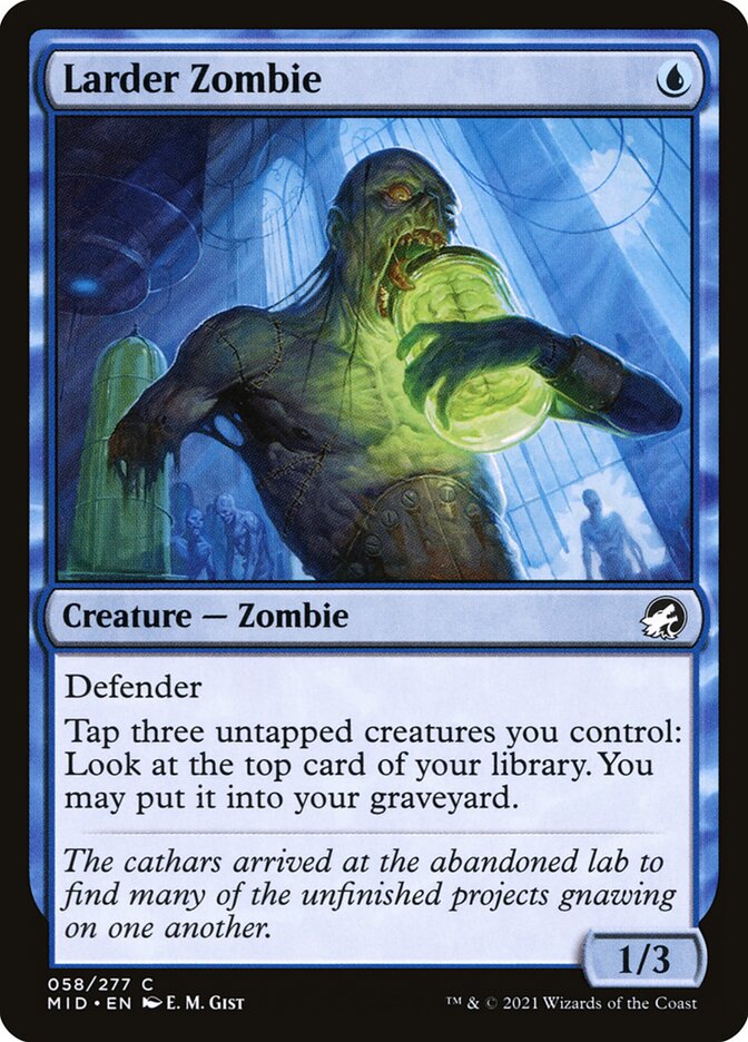 Larder Zombie [Innistrad: Midnight Hunt] (58)