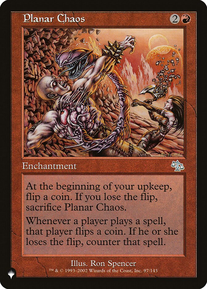 Planar Chaos [The List] (JUD-97)