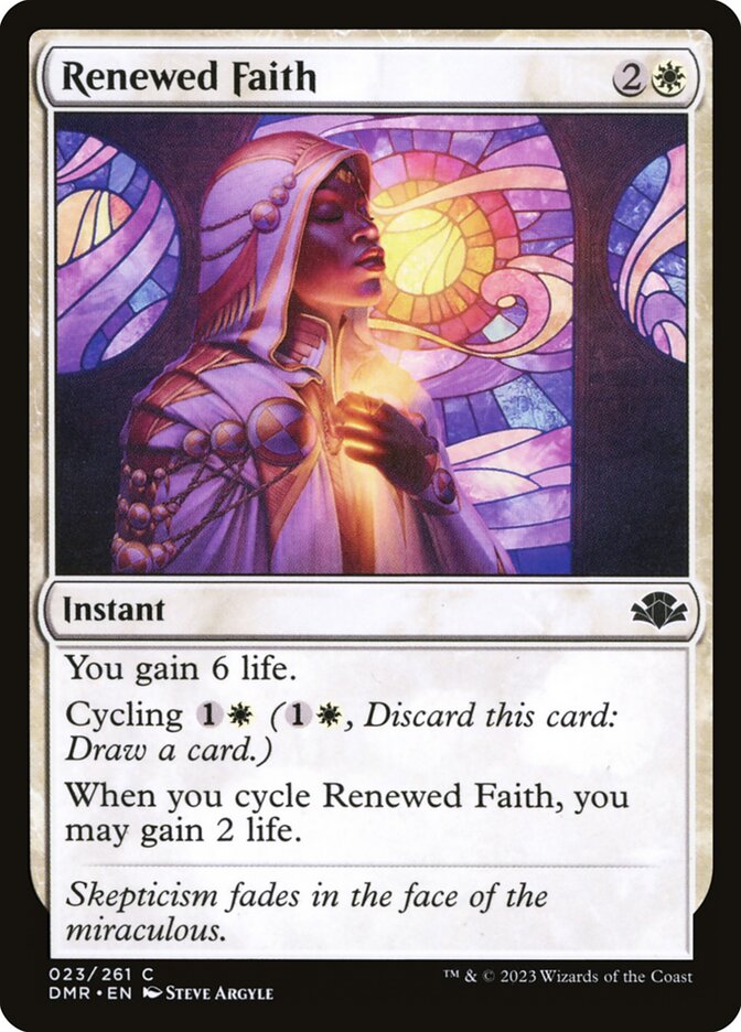 Renewed Faith [Dominaria Remastered] (23)