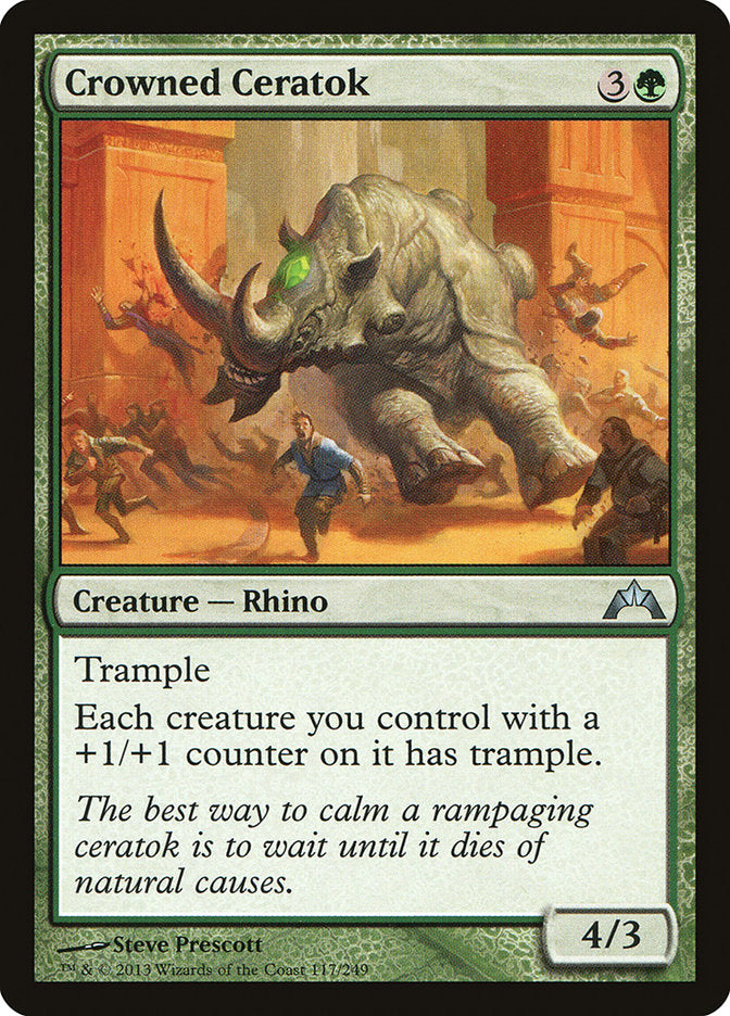 Crowned Ceratok [Gatecrash] (117)