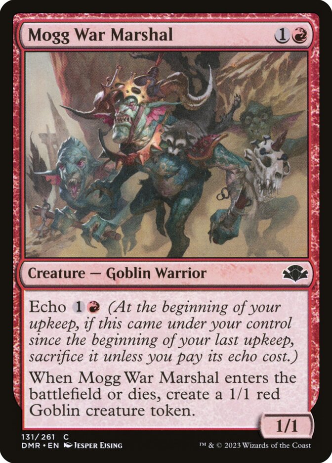 Mogg War Marshal [Dominaria Remastered] (131)