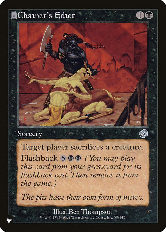 Chainer's Edict [The List] (TOR-57)