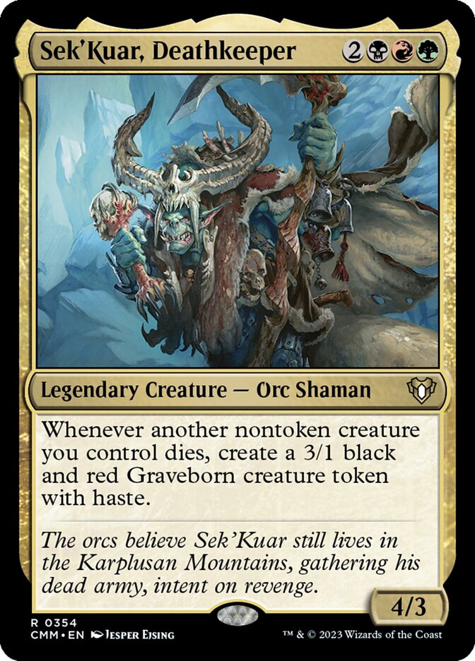 Sek'Kuar, Deathkeeper [Commander Masters] (354)