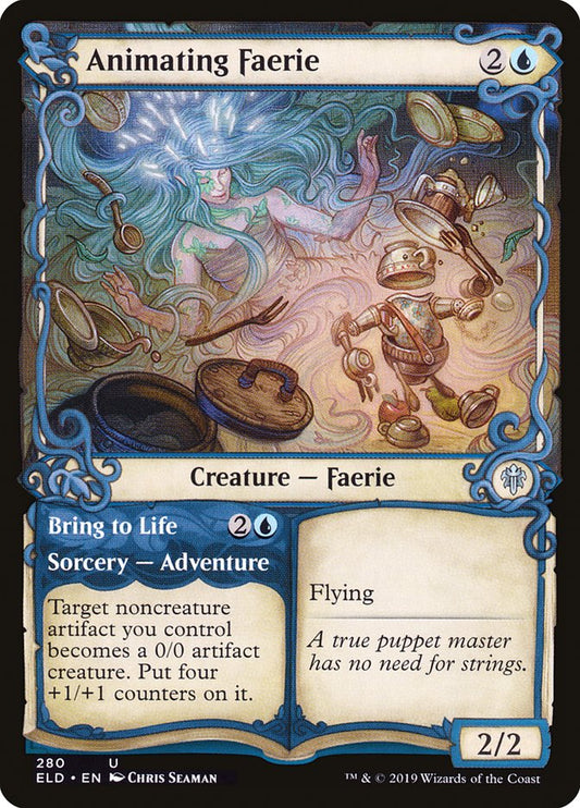 Animating Faerie // Bring to Life [Throne of Eldraine Variants] (280)