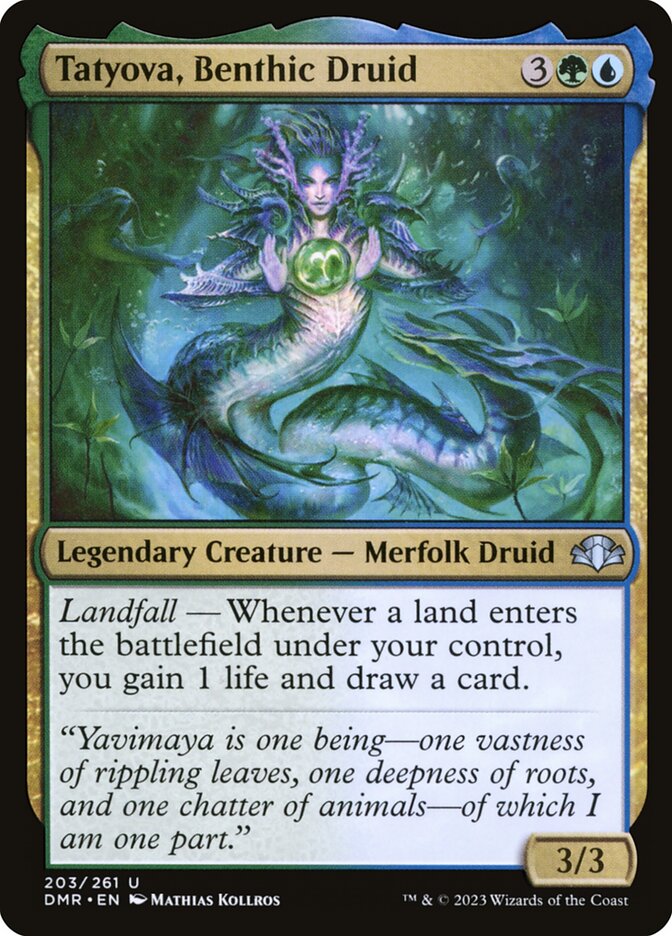 Tatyova, Benthic Druid [Dominaria Remastered] (203)