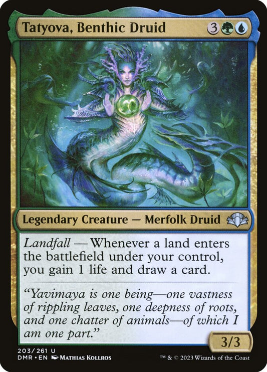 Tatyova, Benthic Druid [Dominaria Remastered] (203)