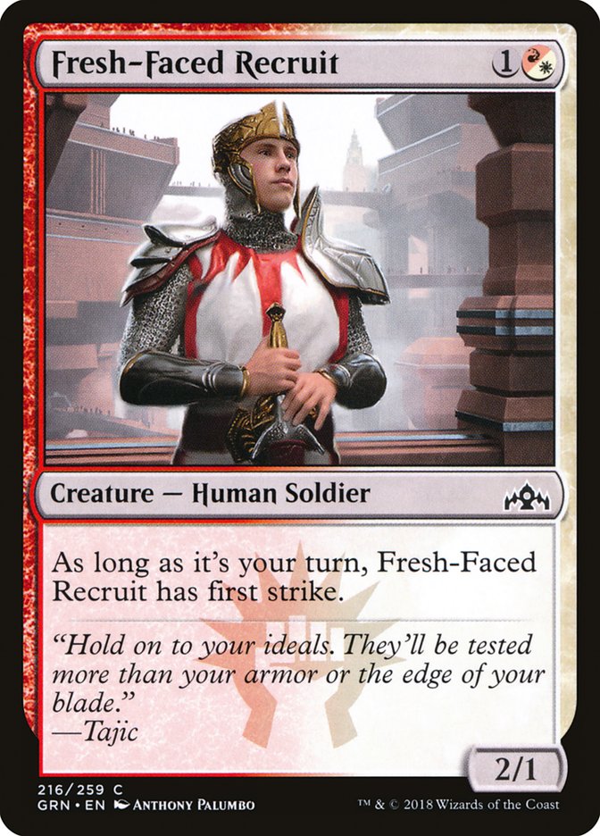 Fresh-Faced Recruit [Guilds of Ravnica] (216)