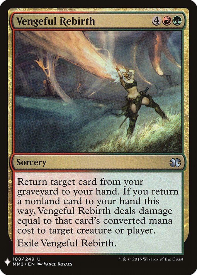 Vengeful Rebirth [The List] (MM2-188)