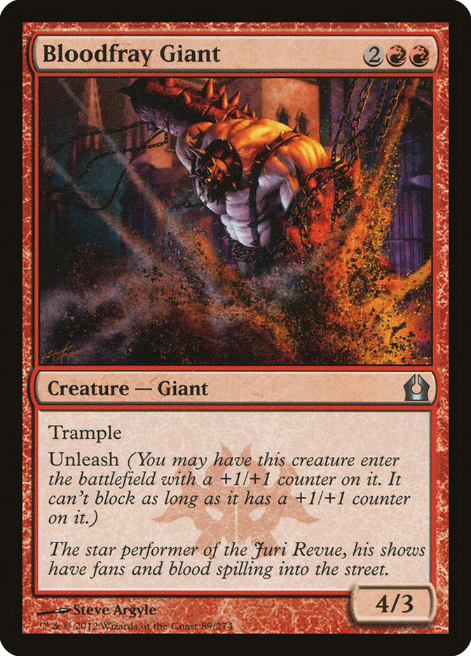 Bloodfray Giant [Return to Ravnica] (89)