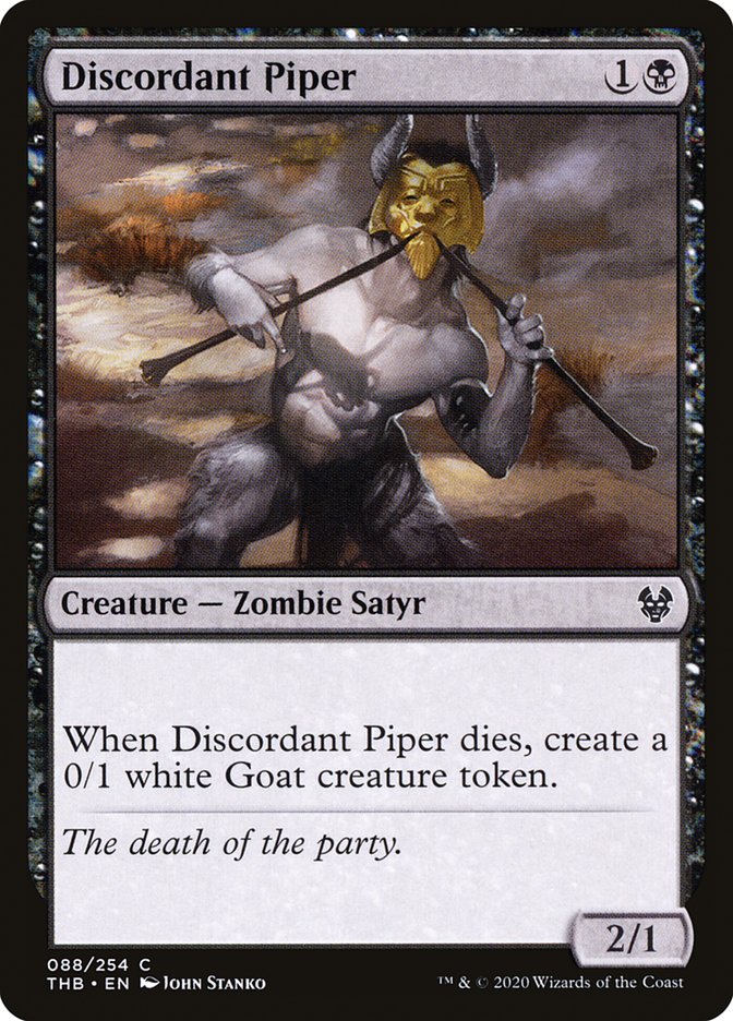 Discordant Piper [Theros Beyond Death] (88)