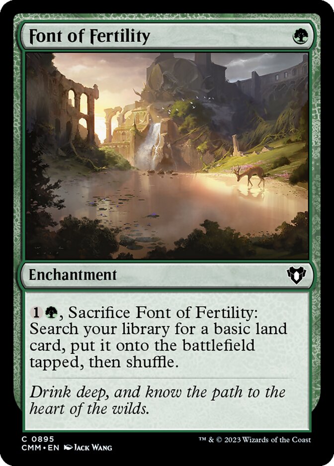 Font of Fertility [Commander Masters] (895)
