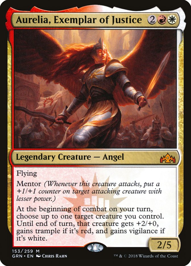 Aurelia, Exemplar of Justice [Guilds of Ravnica] (153)