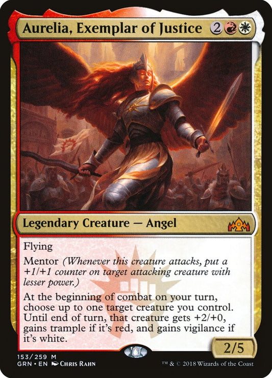 Aurelia, Exemplar of Justice [Guilds of Ravnica] (153)