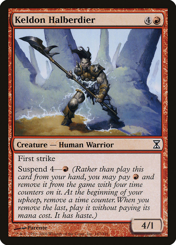Keldon Halberdier [Time Spiral] (167)