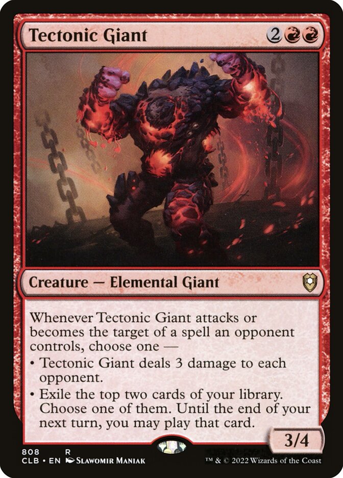 Tectonic Giant [Commander Legends: Battle for Baldur's Gate] (808)