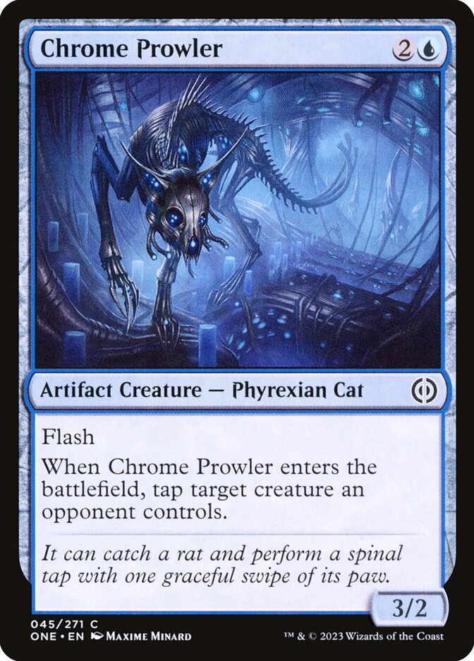Chrome Prowler [Phyrexia: All Will Be One] (45)