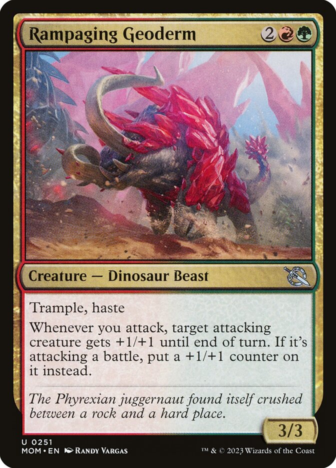 Rampaging Geoderm [March of the Machine] (251)