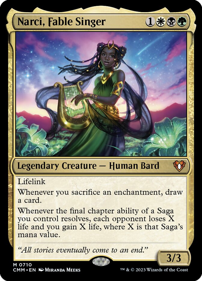 Narci, Fable Singer [Commander Masters] (710)