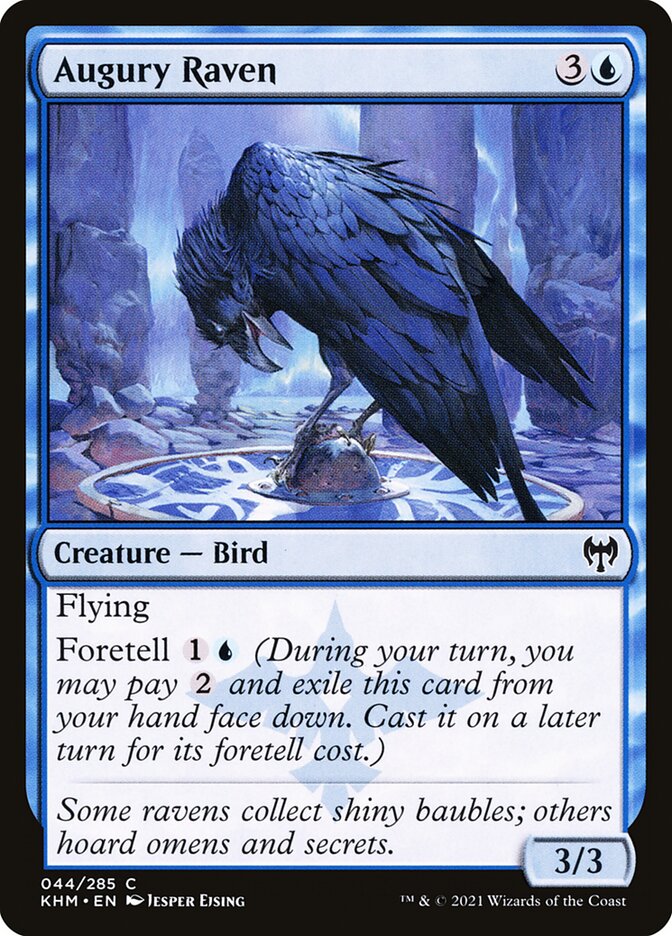 Augury Raven [Kaldheim] (44)