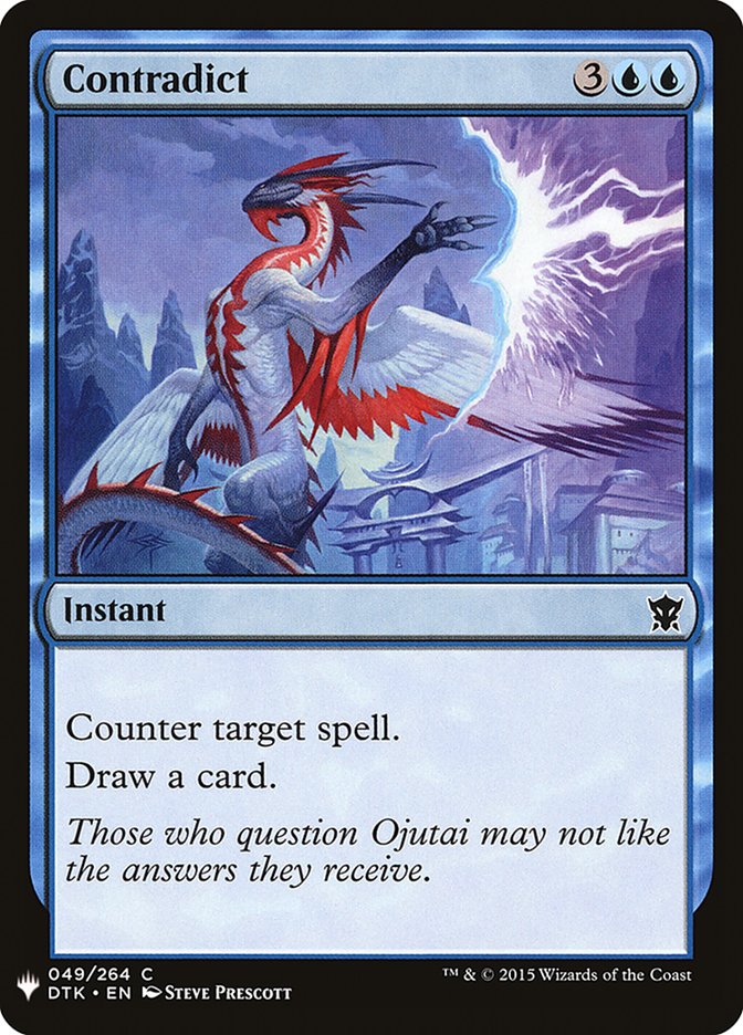 Contradict [The List] (DTK-49)