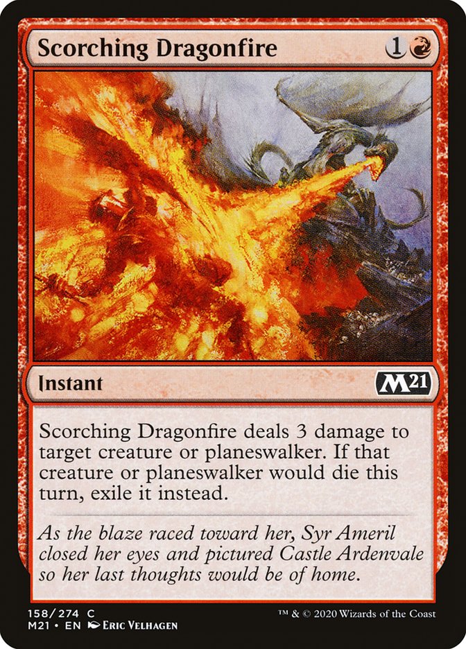 Scorching Dragonfire [Core Set 2021] (158)
