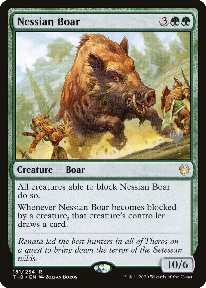 Nessian Boar [Theros Beyond Death Promos] (181p)