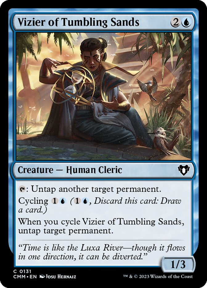 Vizier of Tumbling Sands [Commander Masters] (131)