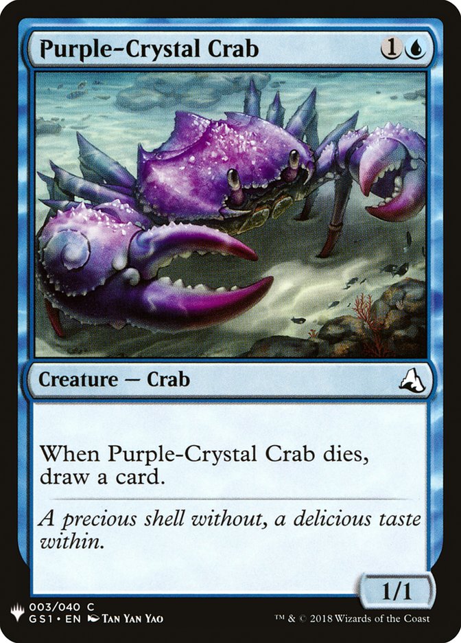 Purple-Crystal Crab [The List] (GS1-3)