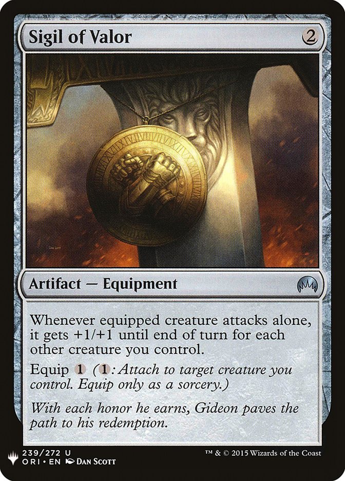 Sigil of Valor [The List] (ORI-239)