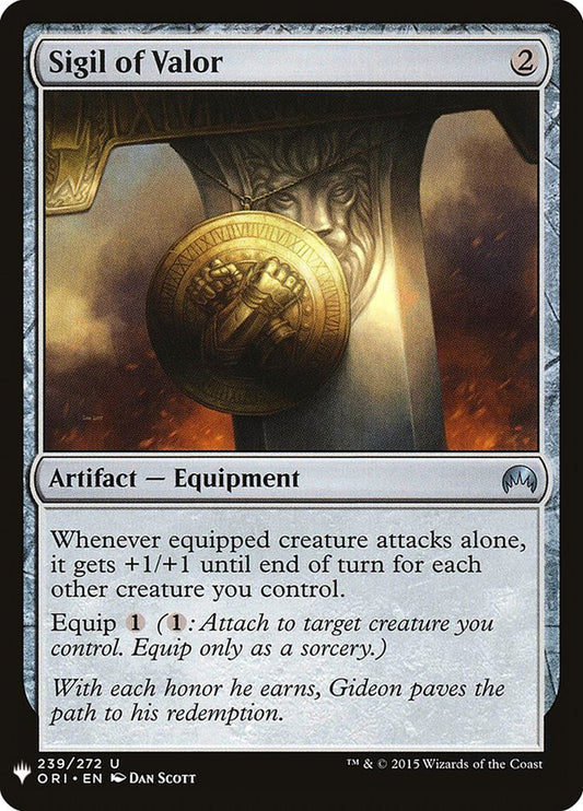 Sigil of Valor [The List] (ORI-239)