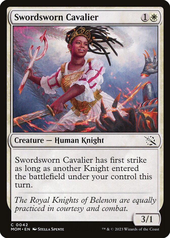 Swordsworn Cavalier [March of the Machine] (42)