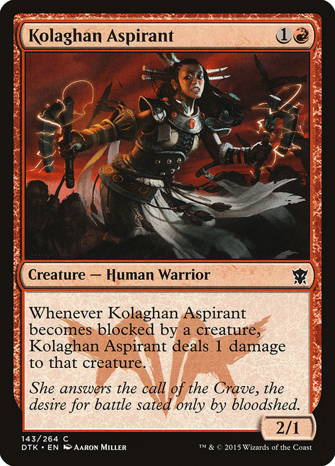 Kolaghan Aspirant [Dragons of Tarkir] (143)