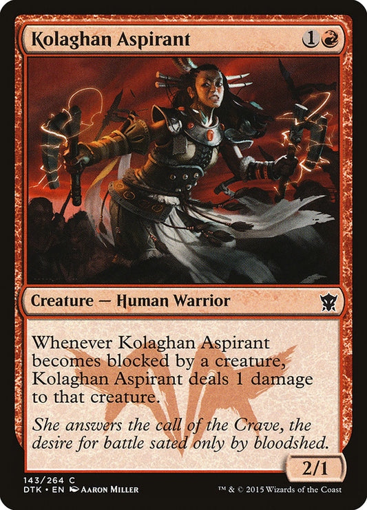 Kolaghan Aspirant [Dragons of Tarkir] (143)
