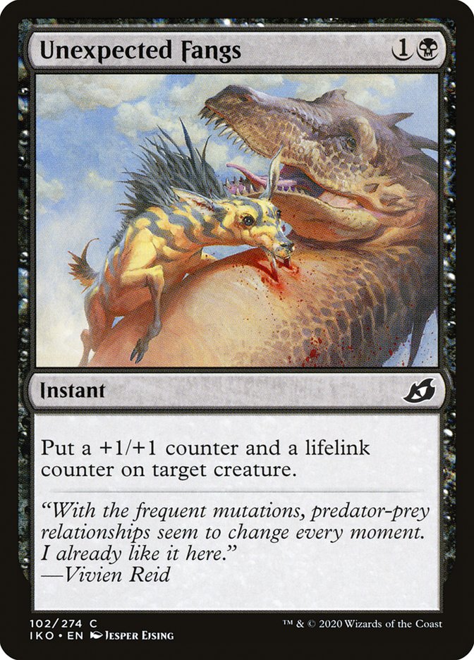 Unexpected Fangs [Ikoria: Lair of Behemoths] (102)