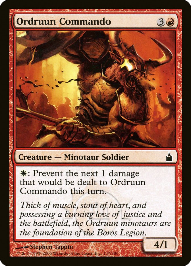 Ordruun Commando [Ravnica: City of Guilds] (137)