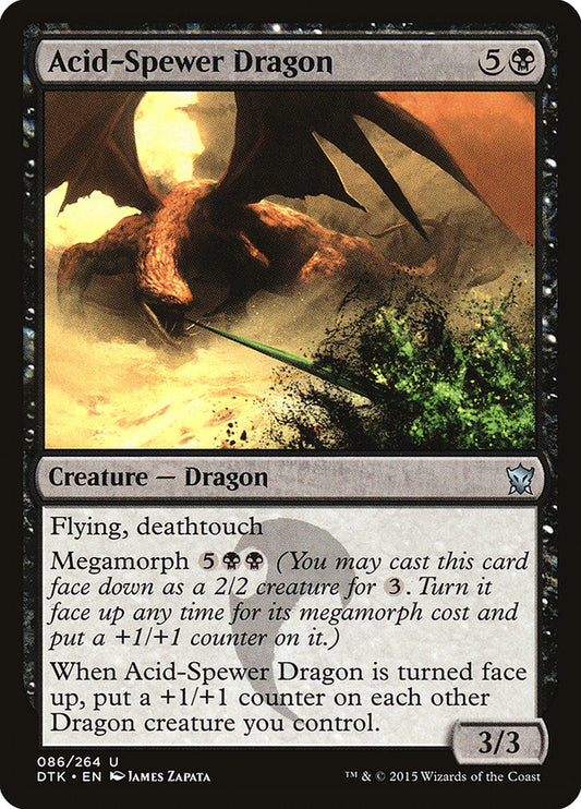 Acid-Spewer Dragon [Dragons of Tarkir] (86)