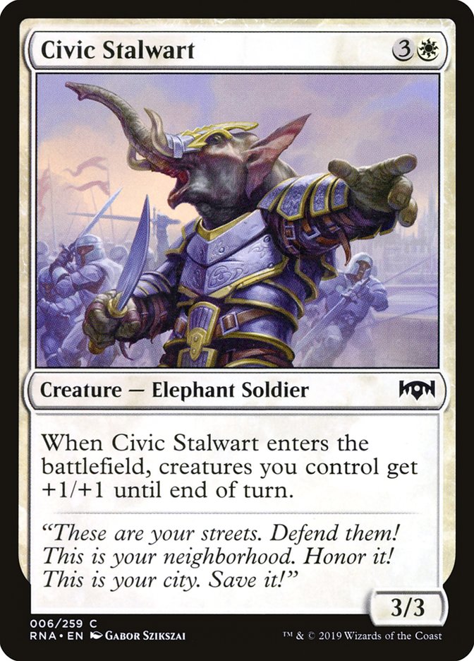 Civic Stalwart [Ravnica Allegiance] (6)