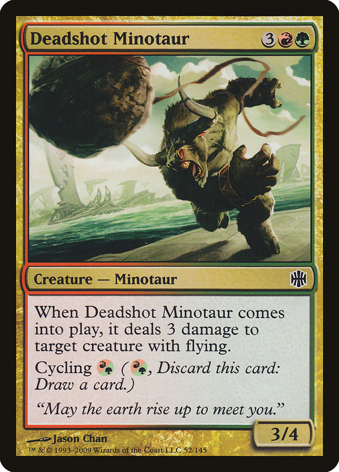 Deadshot Minotaur [Alara Reborn] (52)