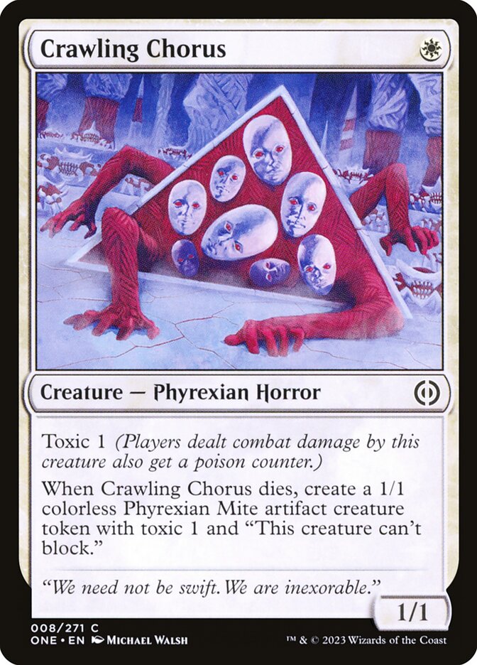 Crawling Chorus [Phyrexia: All Will Be One] (8)