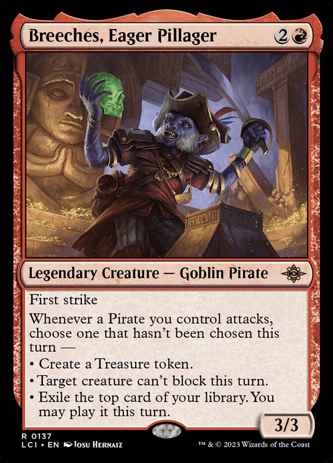 Breeches, Eager Pillager [The Lost Caverns of Ixalan] (137)
