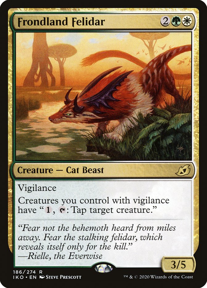 Frondland Felidar [Ikoria: Lair of Behemoths] (186)